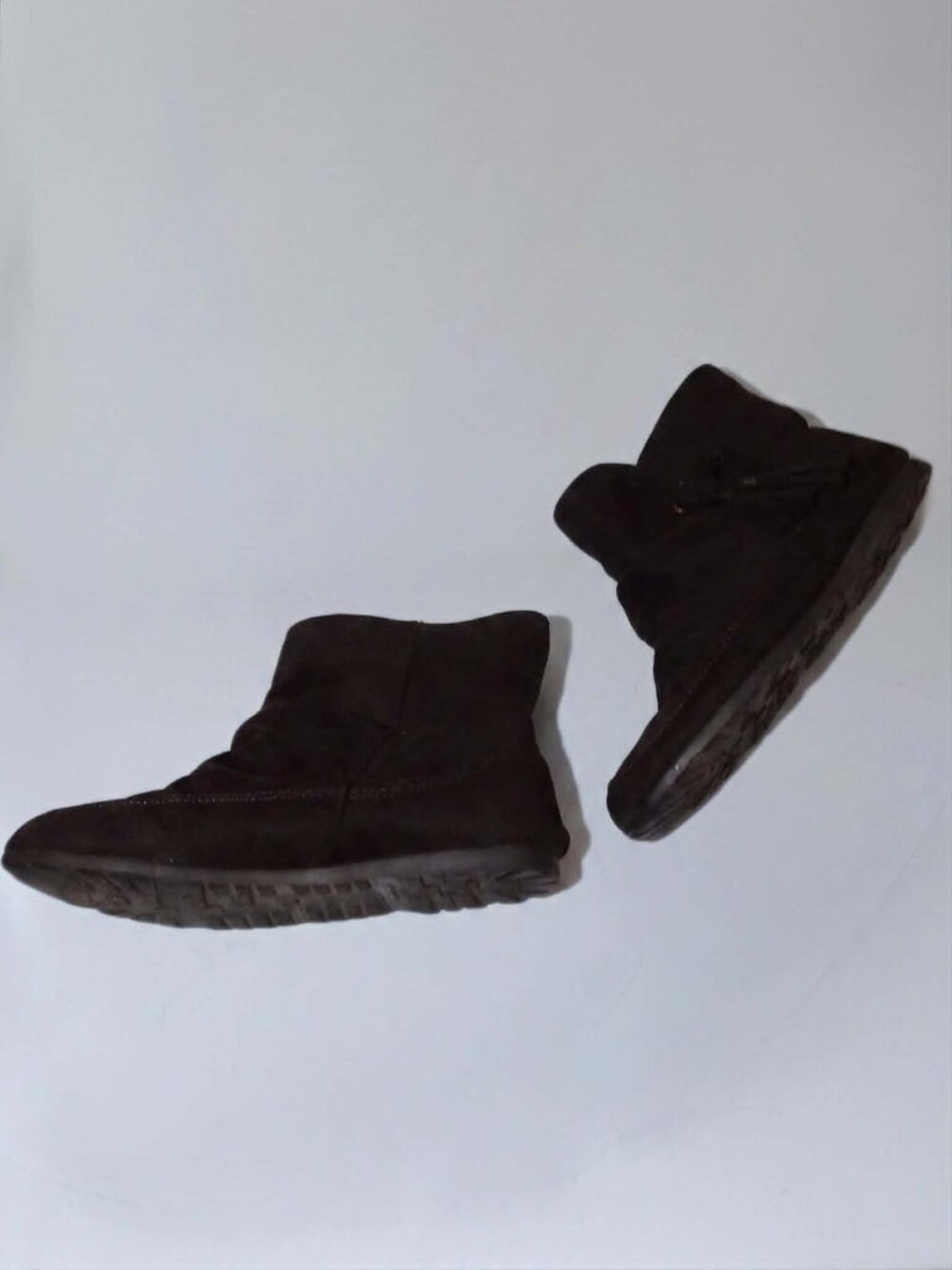 9- Vegan ZiGi Rock & Candy Snowball Ankle Tassle Almond Toe Boots